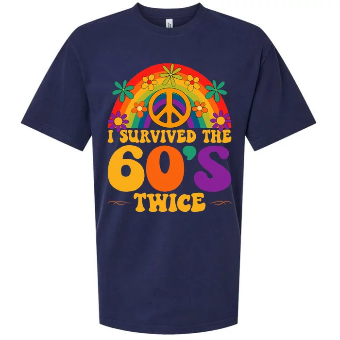 I Survived The 60s Twice Sixties 70th Birthday Sueded Cloud Jersey T-Shirt