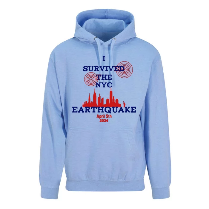 I Survived The Nyc Earthquake Unisex Surf Hoodie