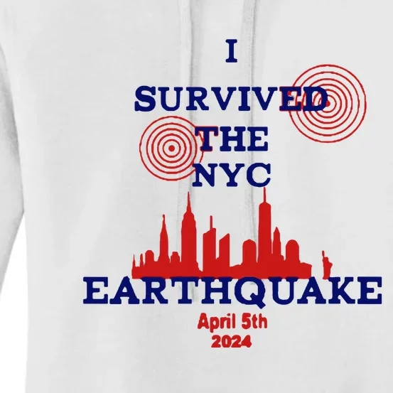 I Survived The Nyc Earthquake Women's Pullover Hoodie