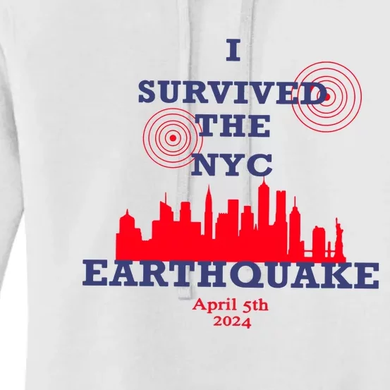 I Survived The Nyc Earthquake Women's Pullover Hoodie