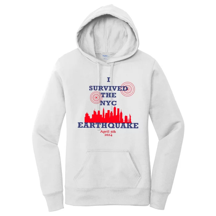 I Survived The Nyc Earthquake Women's Pullover Hoodie