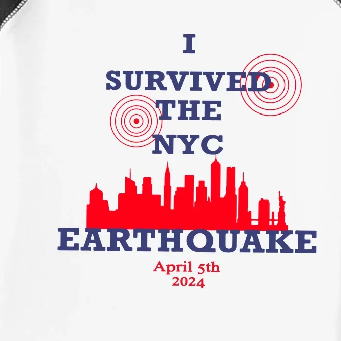 I Survived The Nyc Earthquake Infant Baby Jersey Bodysuit