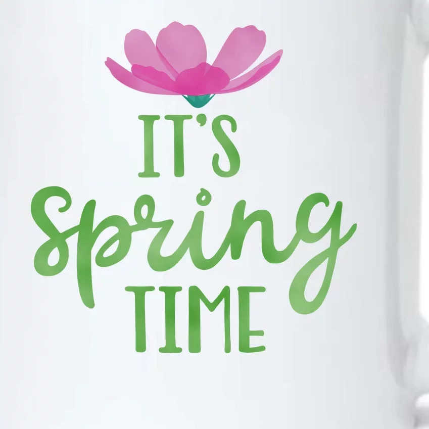 It's Spring Time Flower Black Color Changing Mug