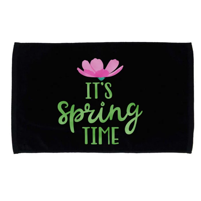 It's Spring Time Flower Microfiber Hand Towel