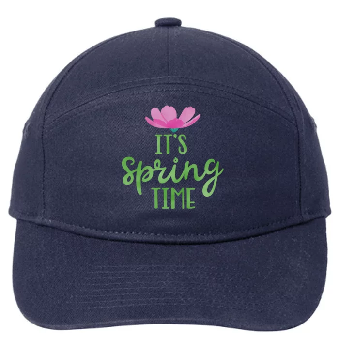 It's Spring Time Flower 7-Panel Snapback Hat