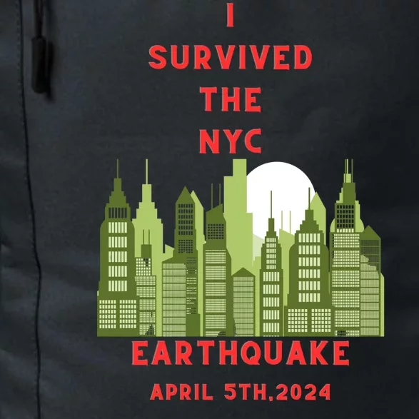 I Survived The Nyc Earthquake Daily Commute Backpack