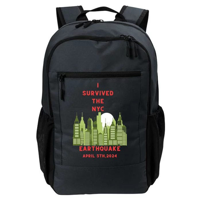 I Survived The Nyc Earthquake Daily Commute Backpack