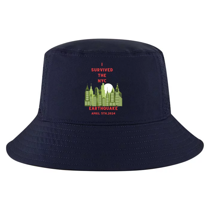 I Survived The Nyc Earthquake Cool Comfort Performance Bucket Hat