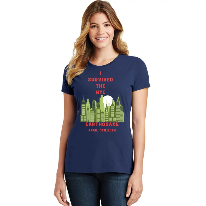 I Survived The Nyc Earthquake Women's T-Shirt