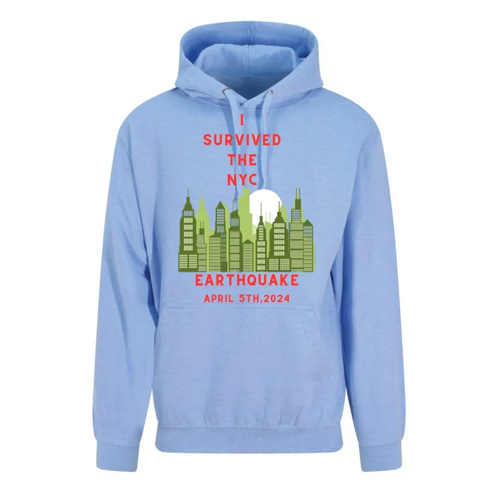 I Survived The Nyc Earthquake Unisex Surf Hoodie