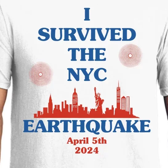 I Survived The New York City Earthquake 2024 Pajama Set