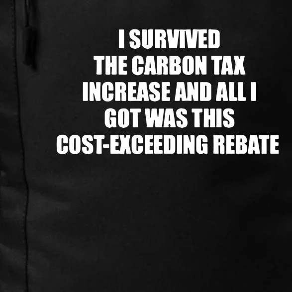 I Survived The Carbon Tax Increase And All I Got Was This Costexceeding Rebate Daily Commute Backpack