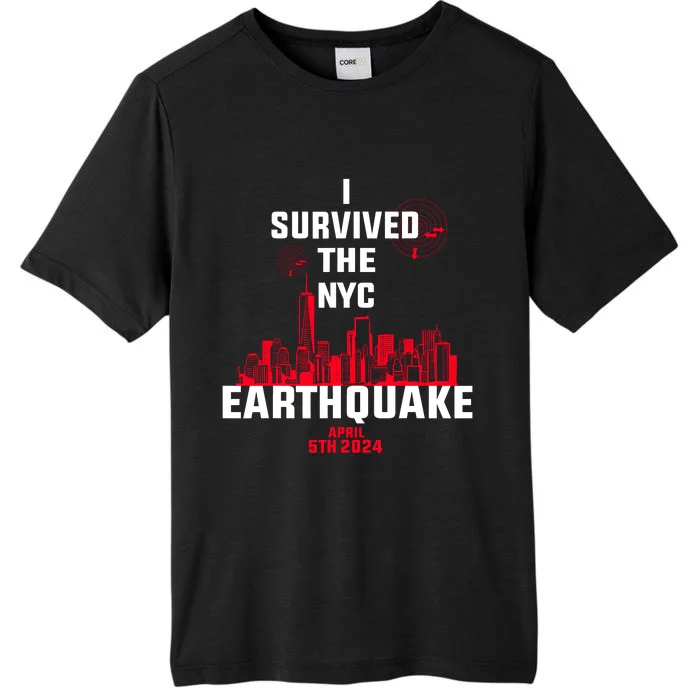 I Survived The Nyc Earthquake 2024 ChromaSoft Performance T-Shirt