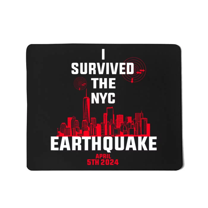 I Survived The Nyc Earthquake 2024 Mousepad