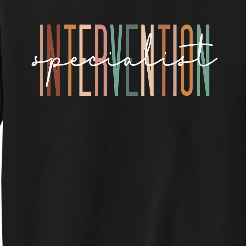 Intervention Specialist Teacher Squad Early Intervention Sweatshirt