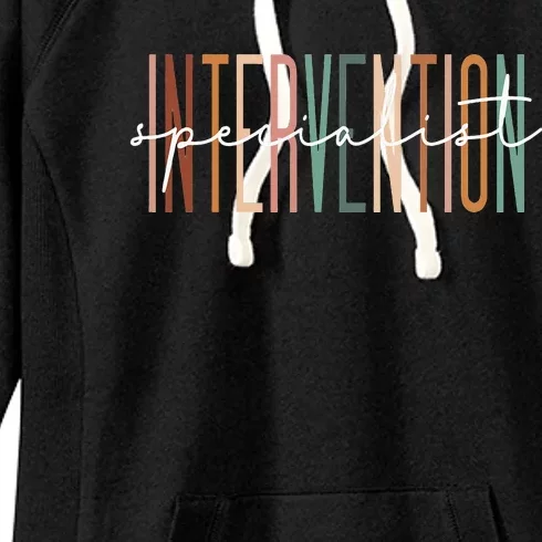 Intervention Specialist Teacher Squad Early Intervention Women's Fleece Hoodie