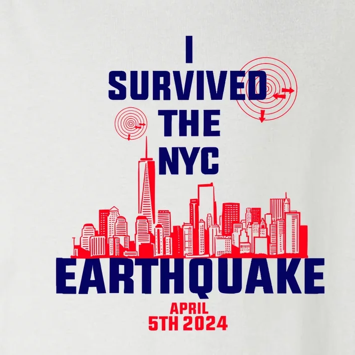 I Survived The Nyc Earthquake 2024 Toddler Long Sleeve Shirt