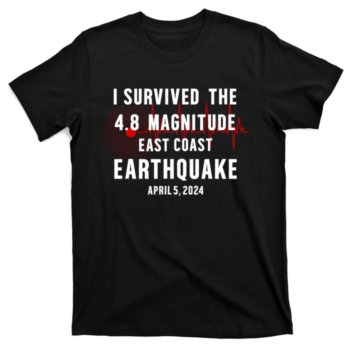 I Survived The Nyc Earthquake 2024 T-Shirt