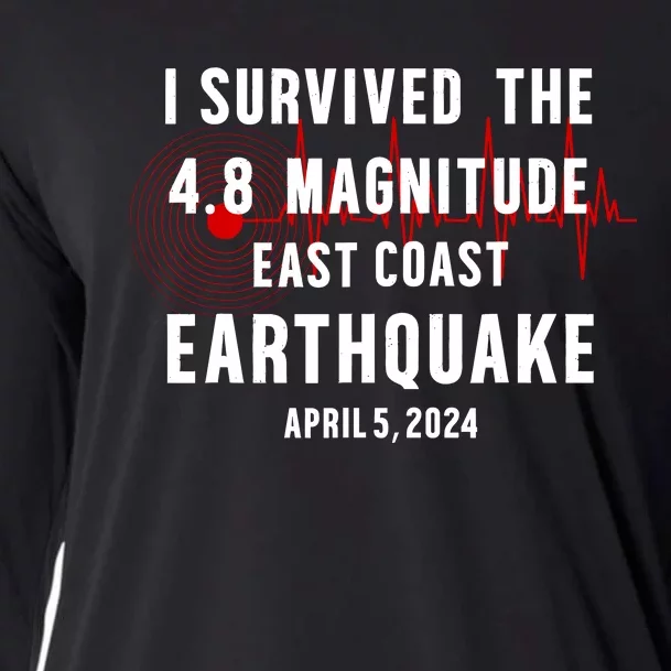 I Survived The Nyc Earthquake 2024 Cooling Performance Long Sleeve Crew