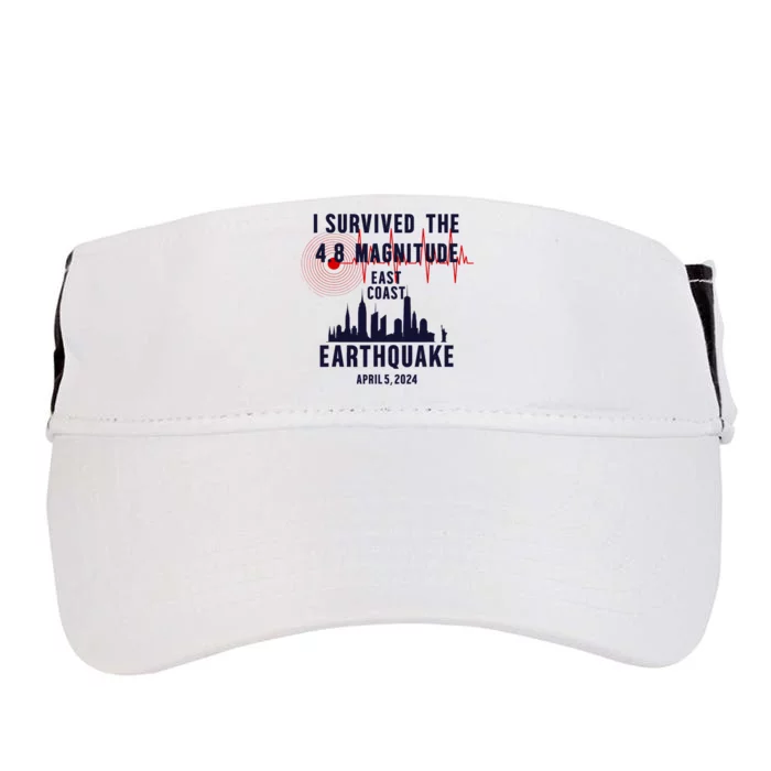 I Survived The Nyc Earthquake 2024 Adult Drive Performance Visor