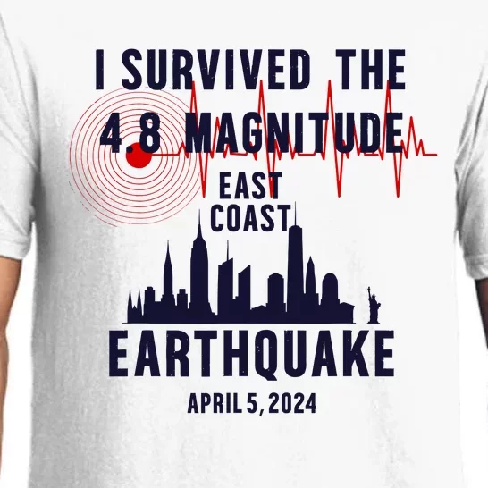 I Survived The Nyc Earthquake 2024 Pajama Set