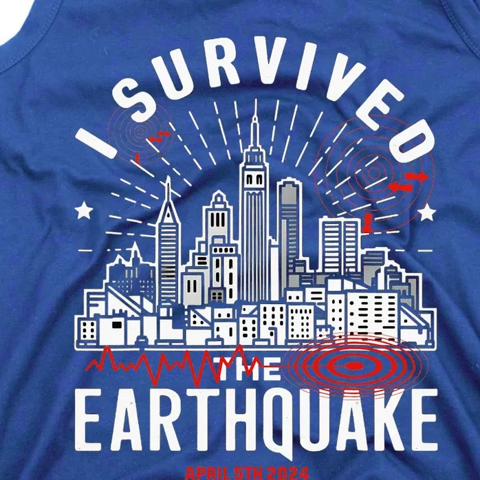 I Survived The Nyc Earthquake Tank Top