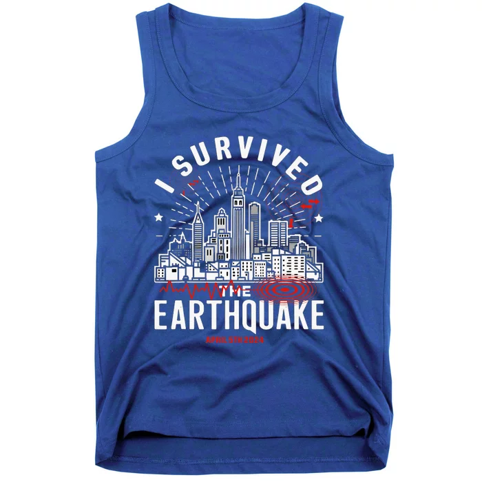 I Survived The Nyc Earthquake Tank Top