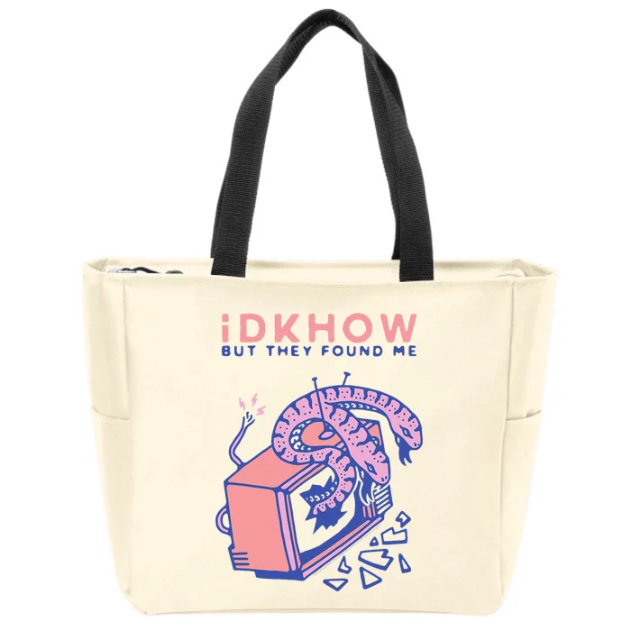 Idkhow – Screen Time Zip Tote Bag