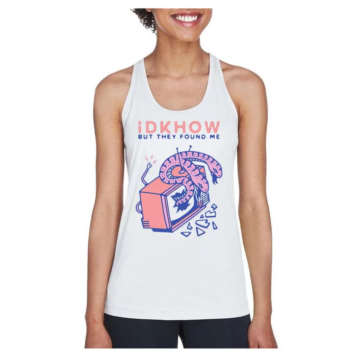 Idkhow – Screen Time Women's Racerback Tank