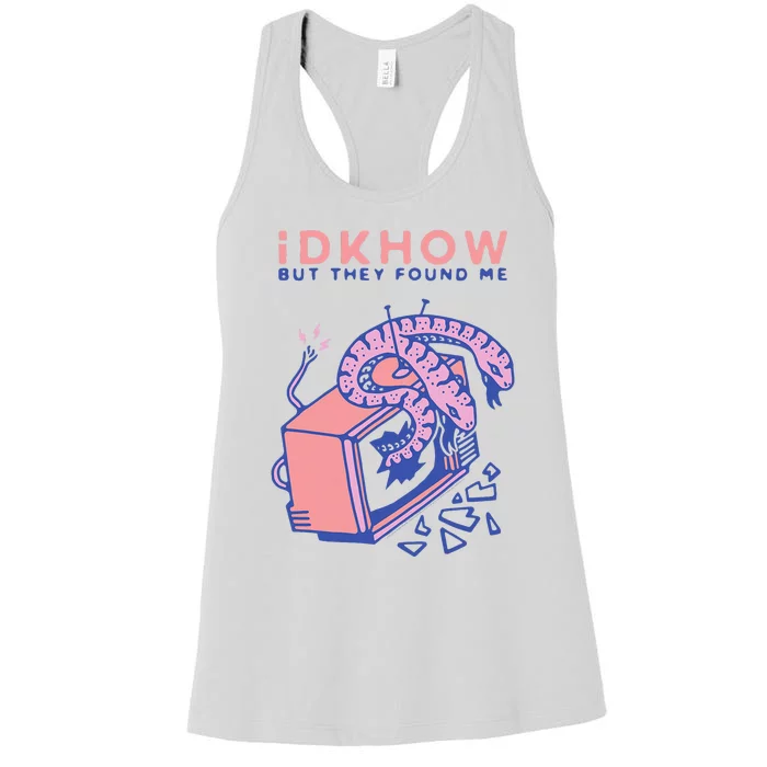 Idkhow – Screen Time Women's Racerback Tank