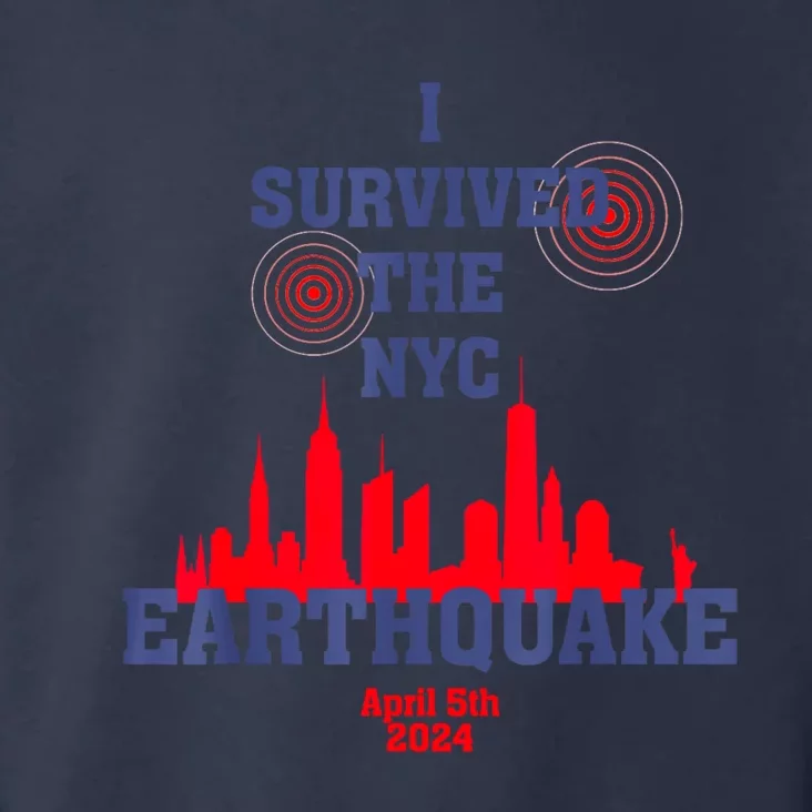 I Survived The Nyc Earthquake April 5th 2024 Toddler Hoodie