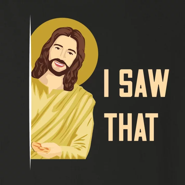 I Saw That Funny Jesus Meme Toddler Long Sleeve Shirt