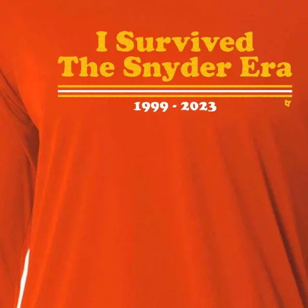 I Survived The Snyder Era Washington D.C. Football Cooling Performance Long Sleeve Crew