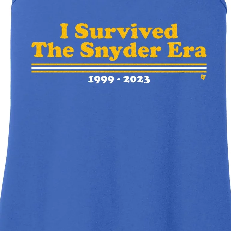 I Survived The Snyder Era Washington D.C. Football Ladies Essential Tank