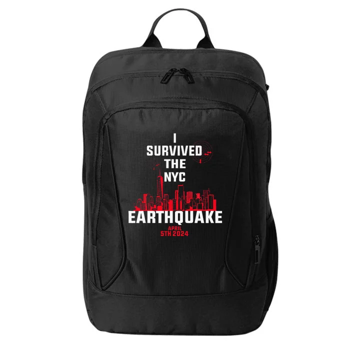 I Survived The Nyc Earthquake City Backpack