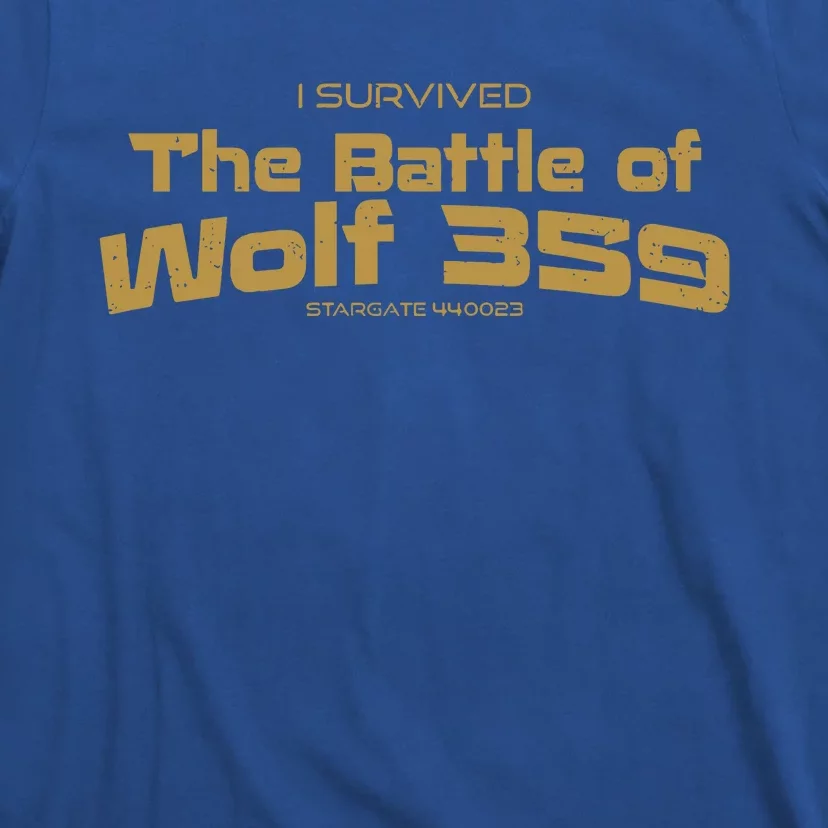 I Survived The Battle Of Wolf 359 Stargate 440023 T-Shirt