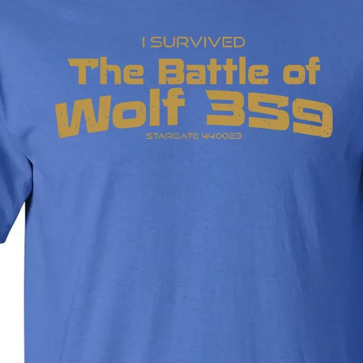 I Survived The Battle Of Wolf 359 Stargate 440023 Tall T-Shirt