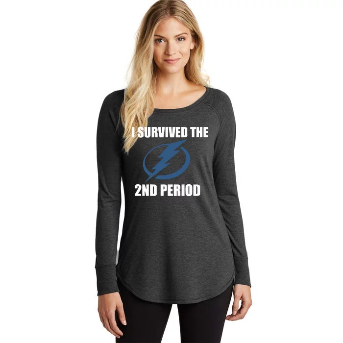 I Survived The 2nd Period Women's Perfect Tri Tunic Long Sleeve Shirt