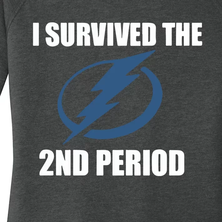 I Survived The 2nd Period Women's Perfect Tri Tunic Long Sleeve Shirt