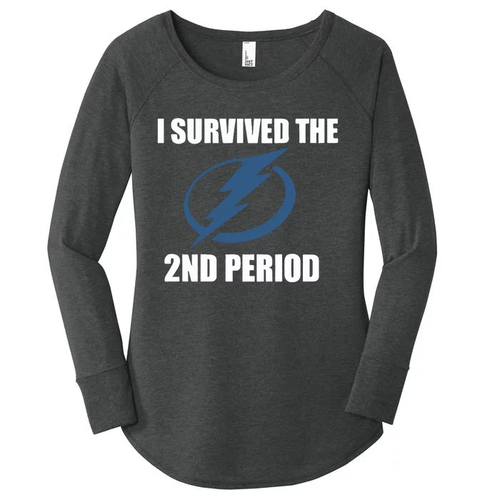 I Survived The 2nd Period Women's Perfect Tri Tunic Long Sleeve Shirt