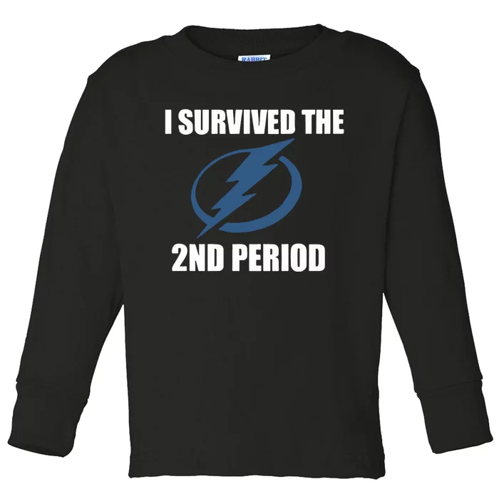 I Survived The 2nd Period Toddler Long Sleeve Shirt