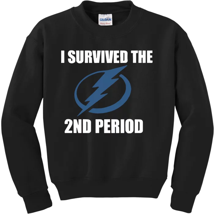 I Survived The 2nd Period Kids Sweatshirt