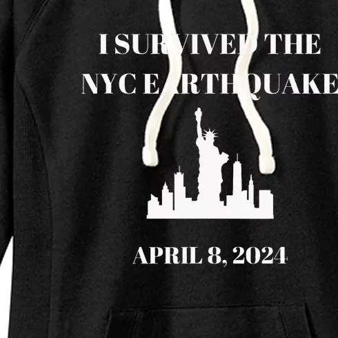 I Survived The Nyc Earthquake Women's Fleece Hoodie