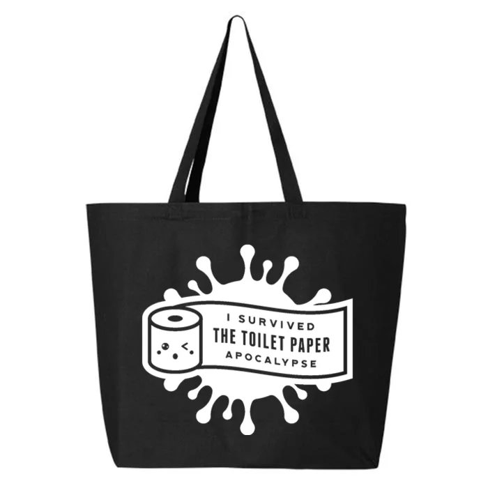 I Survived The Toilet Paper Apocalypse 25L Jumbo Tote