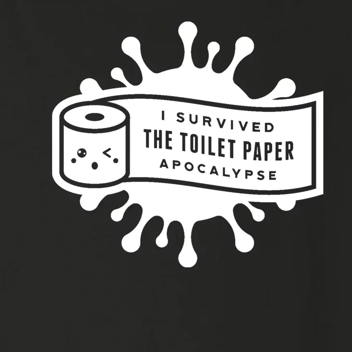 I Survived The Toilet Paper Apocalypse Toddler Long Sleeve Shirt