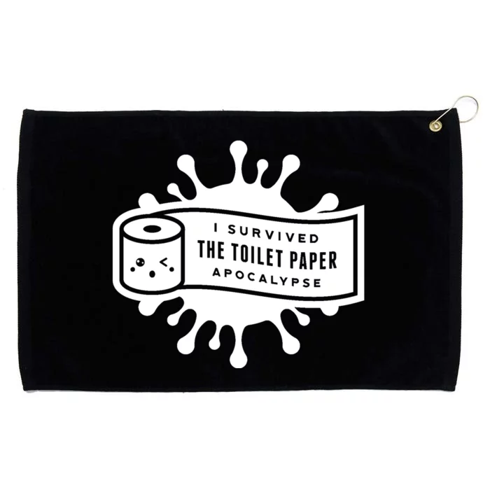 I Survived The Toilet Paper Apocalypse Grommeted Golf Towel