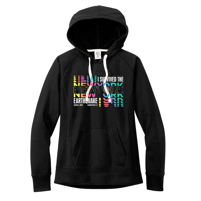 I Survived The New York City Earthquake Women's Fleece Hoodie