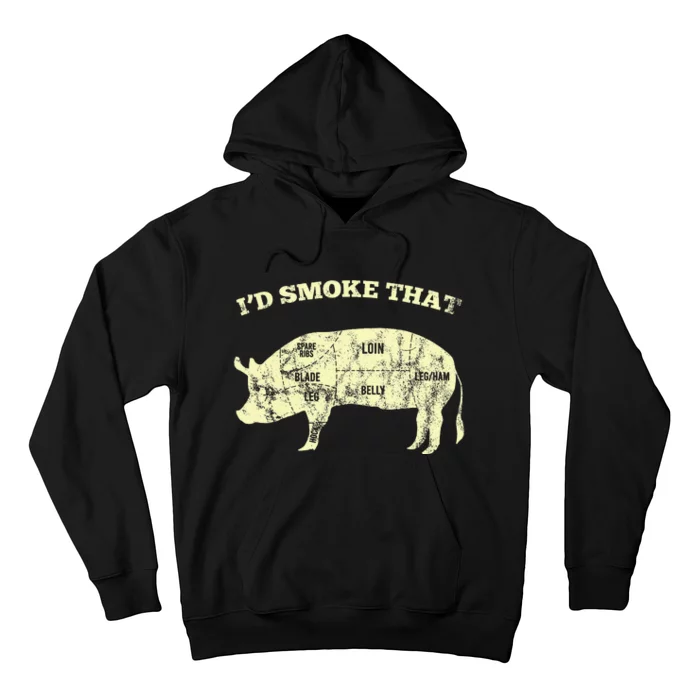 Id Smoke That Pig For A Culinary Student Hoodie