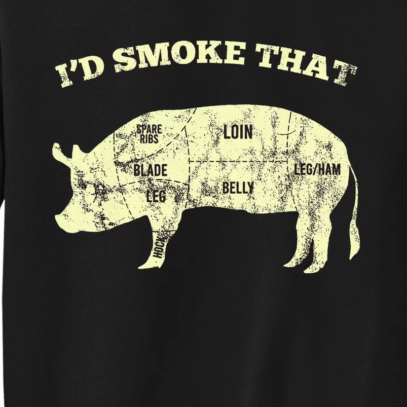 Id Smoke That Pig For A Culinary Student Tall Sweatshirt