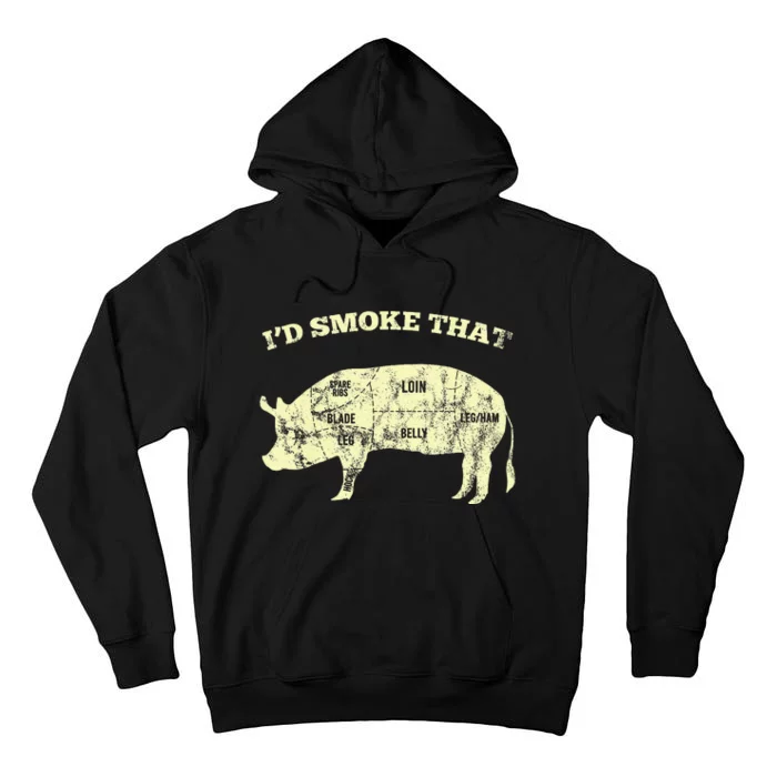 Id Smoke That Pig For A Culinary Student Tall Hoodie